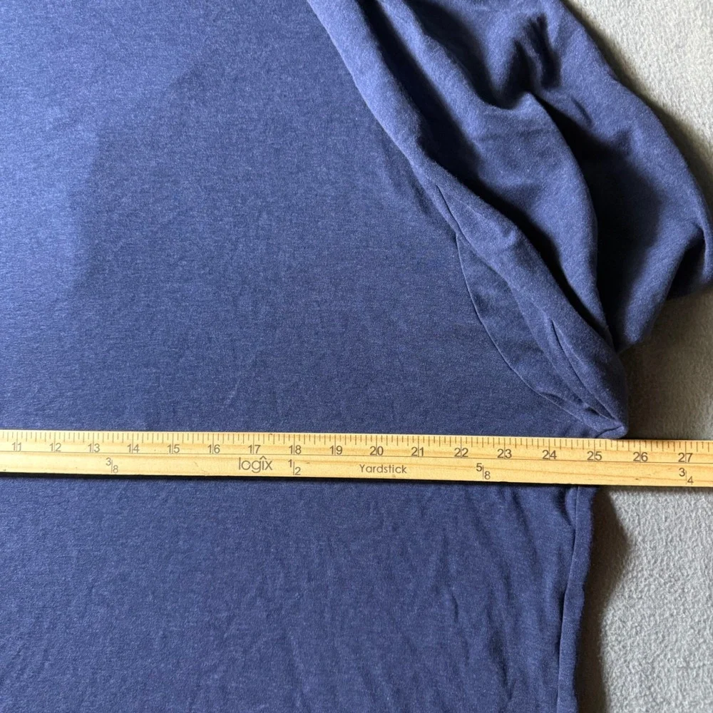 Polo Ralph Lauren Mens XL Long Sleeve Polo Shirt Blue Classic Fit Jersey Cotton